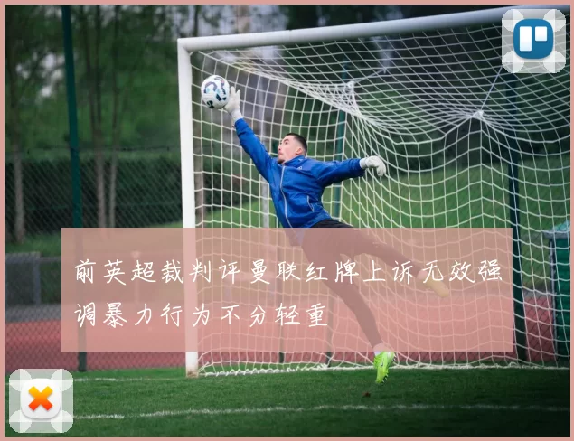 前英超裁判评曼联红牌上诉无效强调暴力行为不分轻重